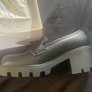 Dolce vita black loafer shoes